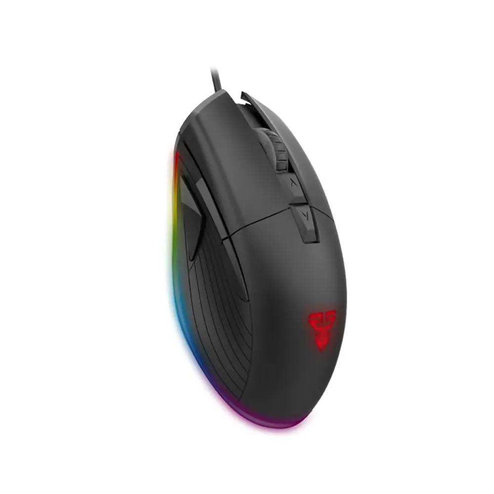 Fantech HERO UX1 High Performance Pixart 3389 16000 DPI RGB Macro Wired Optical Gaming Mouse - Black