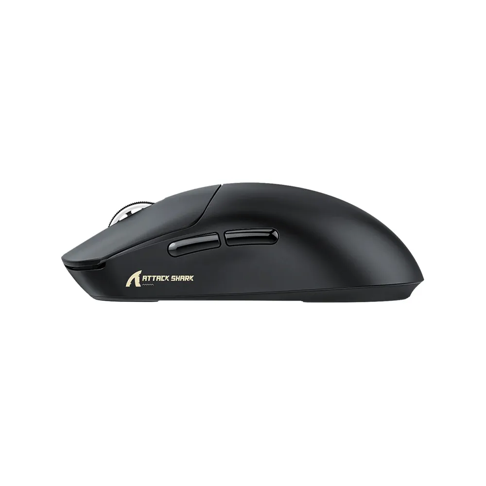 Attack Shark X8 PRO Wireless,55g Ultra-Lightweight Wired/BT/2.4GHz Wirelss Programmable Mouse,8K Polling Rate,PixArt PAW3395PRO Senso,40000 DPI - Black