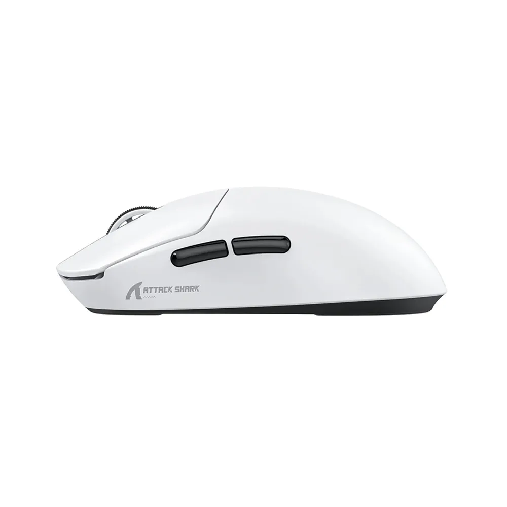 Attack Shark X8 PRO Wireless,55g Ultra-Lightweight Wired/BT/2.4GHz Wirelss Programmable Mouse,8K Polling Rate,PixArt PAW3395PRO Senso,40000 DPI - White