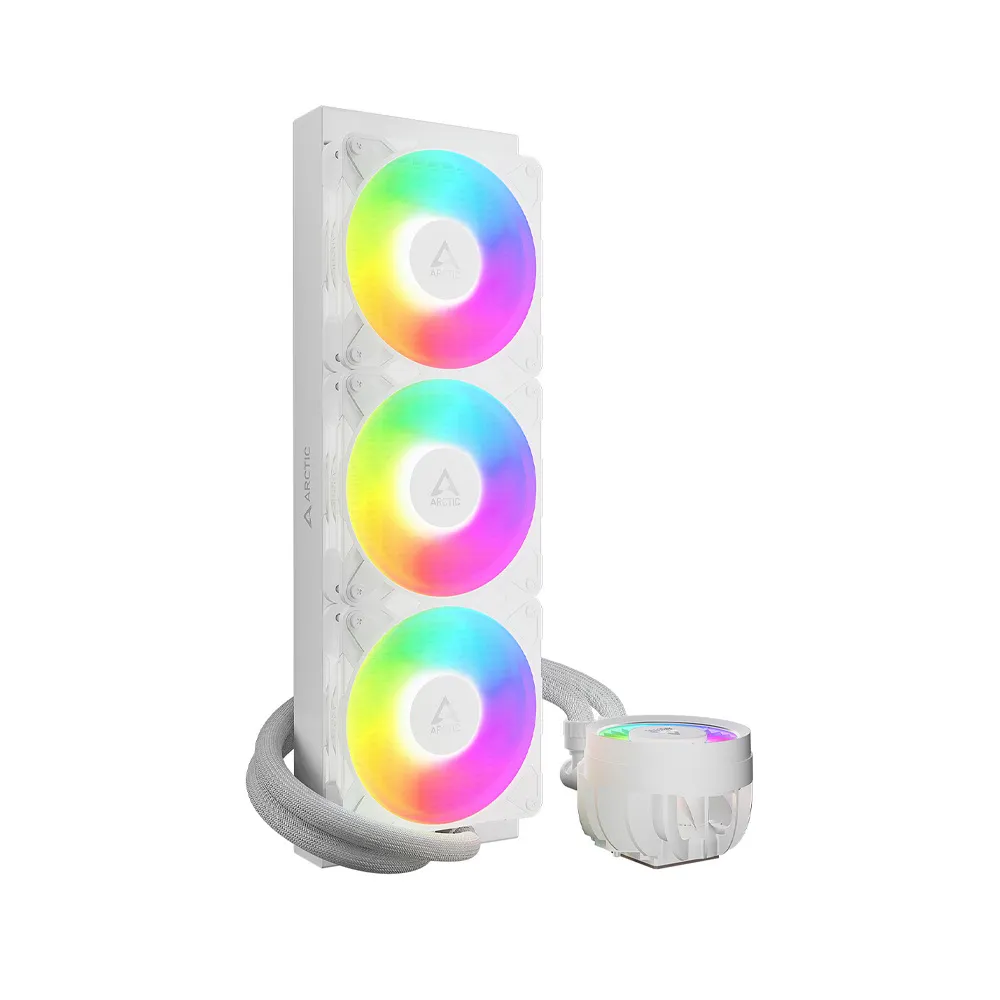 ARCTIC Liquid Freezer III Pro 360 A-RGB - AIO CPU Cooler, 3 x 120 mm Water Cooling - White