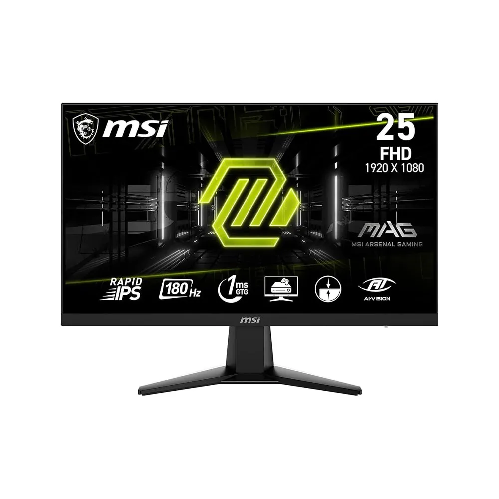 MSI MAG 256F ( 25-inch - 1920 x 1080 (FHD) - IPS - 180Hz - Rapid