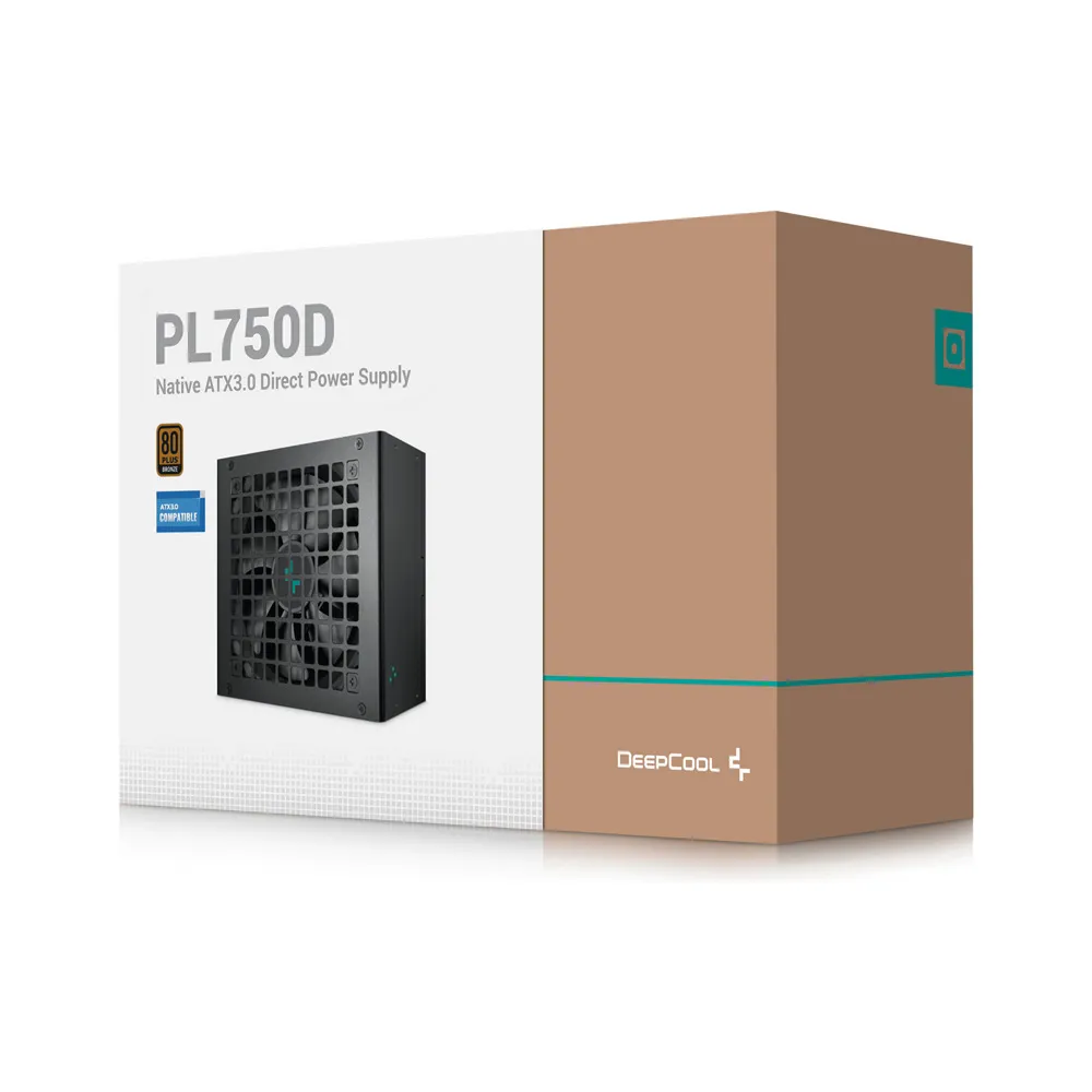 Deepcool PL750D 80 PLUS Bronze Non-Modular , 750W Power, ATX12V V3.0