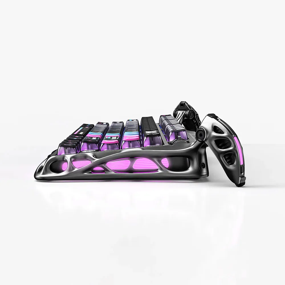 GravaStar Mercury K1 Pro 75% Wireless Mechanical Gaming Keyboard Special Edition - Cyberpunk
