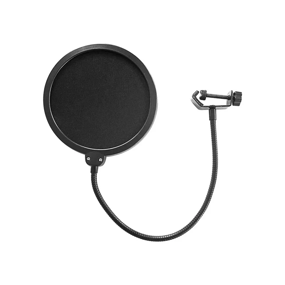 Microphone stand H-02 Short Version 70cm Adjustable With Pop Shield For microphone With Double layer Filters
