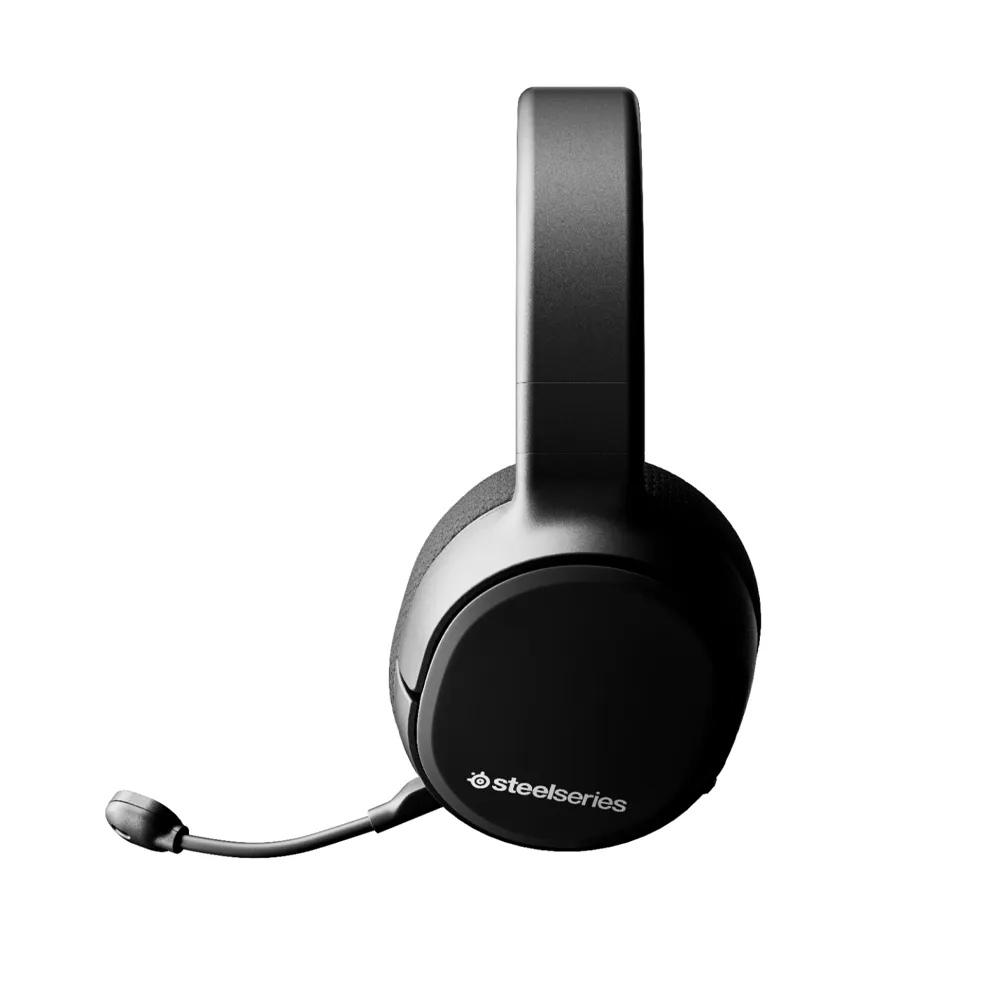 SteelSeries Arctis 1 Wireless Gaming Headset for Playstation, USB-C Wireless, Detachable ClearCast Microphone, for PS5, PS4, PC, Nintendo Switch, Android - Black