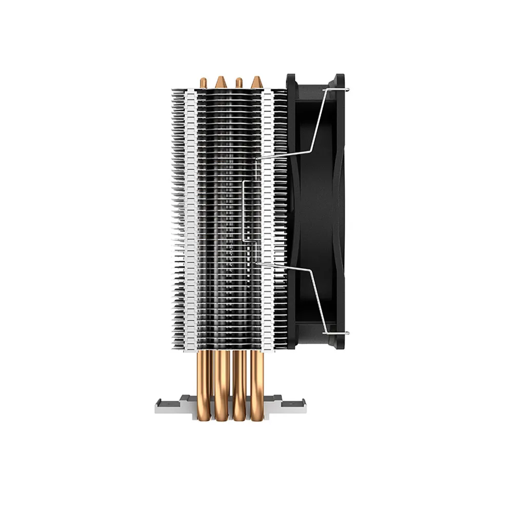 DeepCool GAMMAXX 400V2 Red CPU Air Cooler with 4 Heatpipes, 120mm PWM Fan and Red LED 4