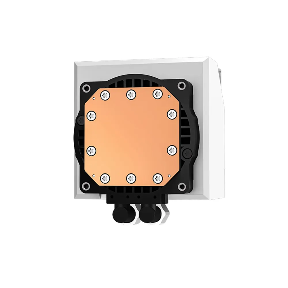 DeepCool Infinity Series Liquid Cooler LT720 WH 360mm 4th Gen Dual-Chamber Pump 3100RPM Multidimensional Infinity Mirror ARGB Block 300w TDP AIO Cooler Anti-Leak Tech 2