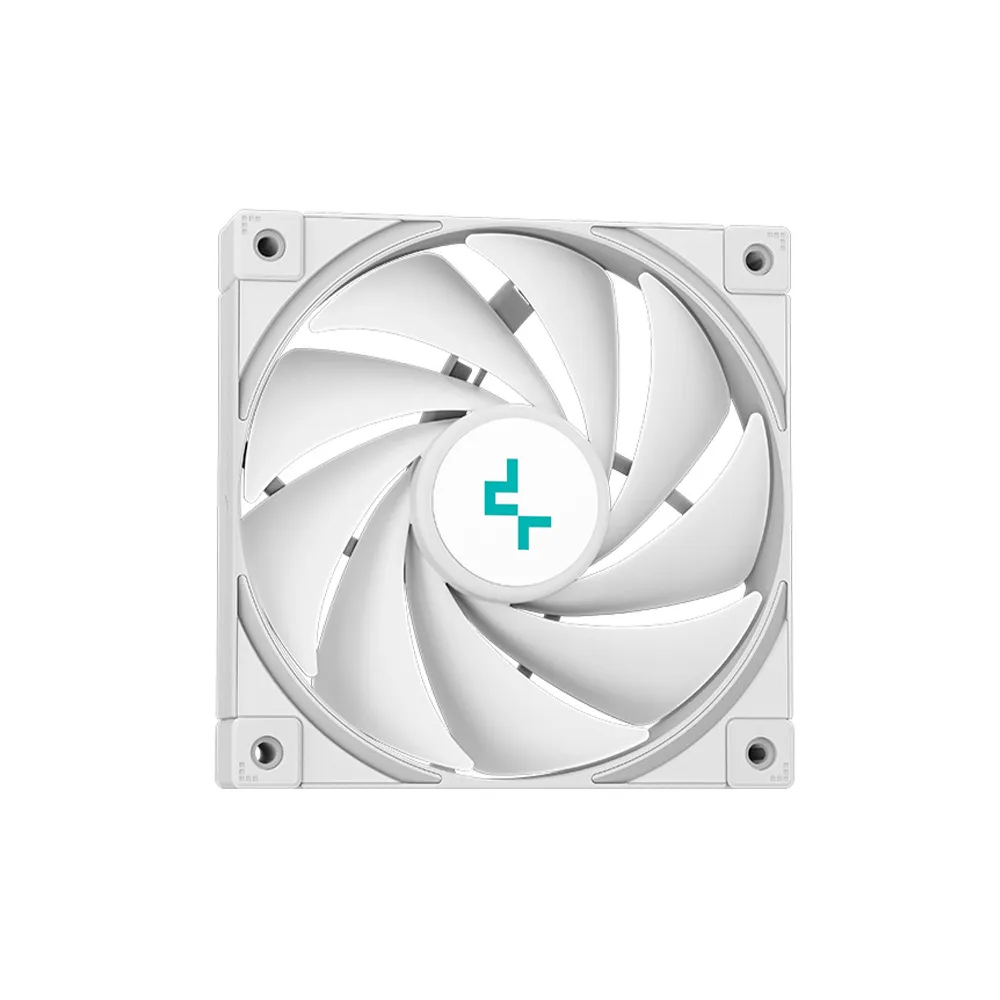 DeepCool Infinity Series Liquid Cooler LT720 WH 360mm 4th Gen Dual-Chamber Pump 3100RPM Multidimensional Infinity Mirror ARGB Block 300w TDP AIO Cooler Anti-Leak Tech 3