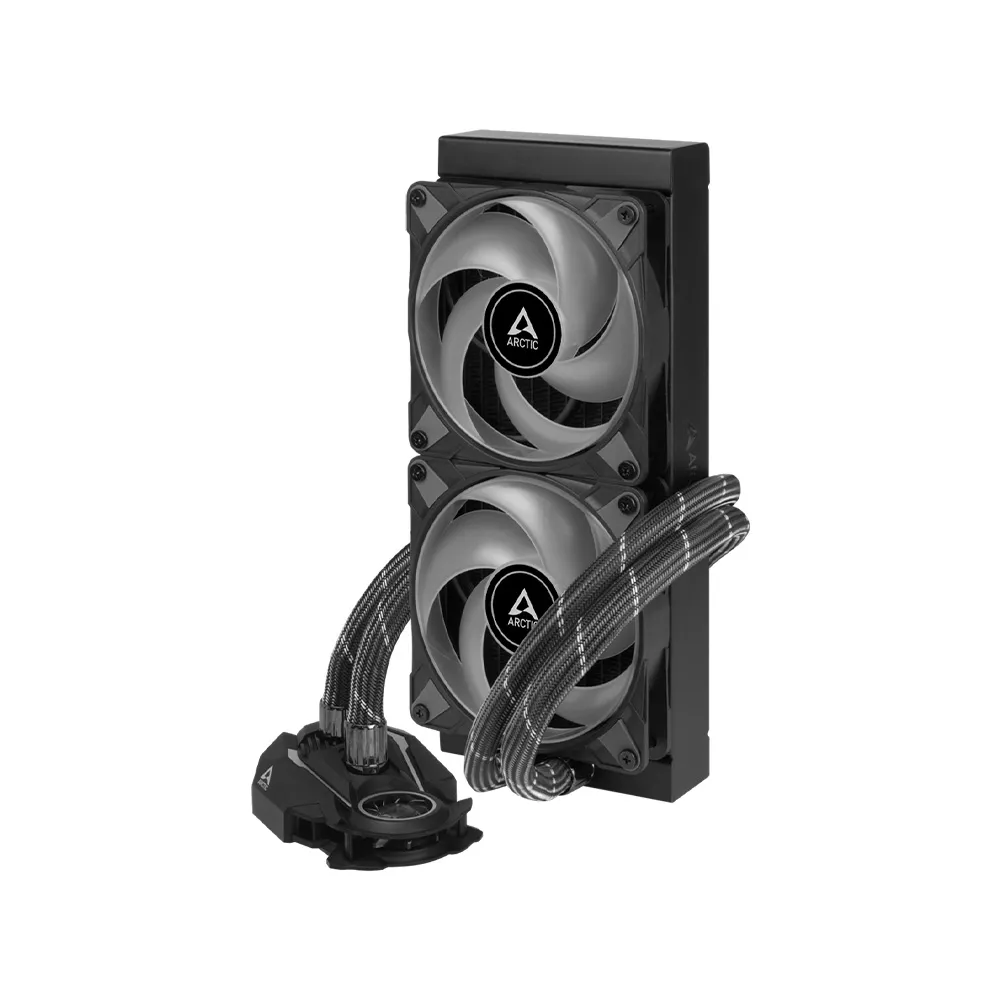 Arctic Liquid Freezer II 240 A-RGB - Multi-Compatible All-in-one CPU AIO Water Cooler with A-RGB, Compatible with Intel & AMD, LGA1700 Compatible - Black