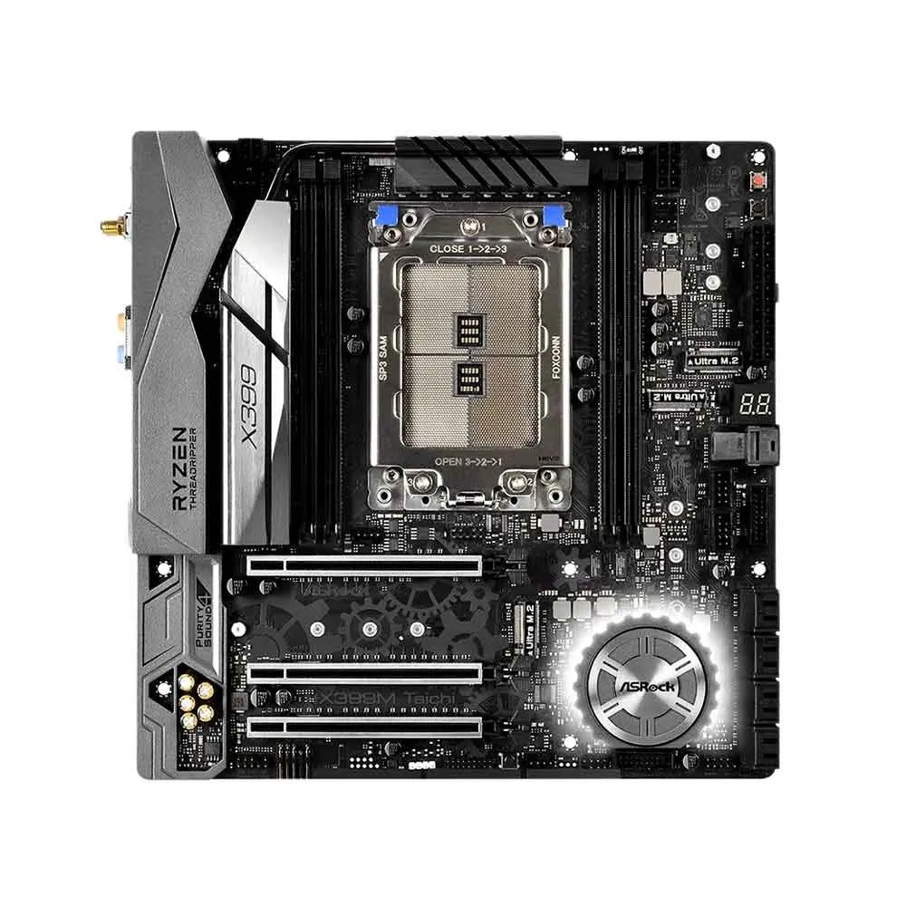 Asrock X399M Taichi TR4 Threadripper, Micro ATX AMD, SATA 6Gb/s, 64GB-3600Mhz