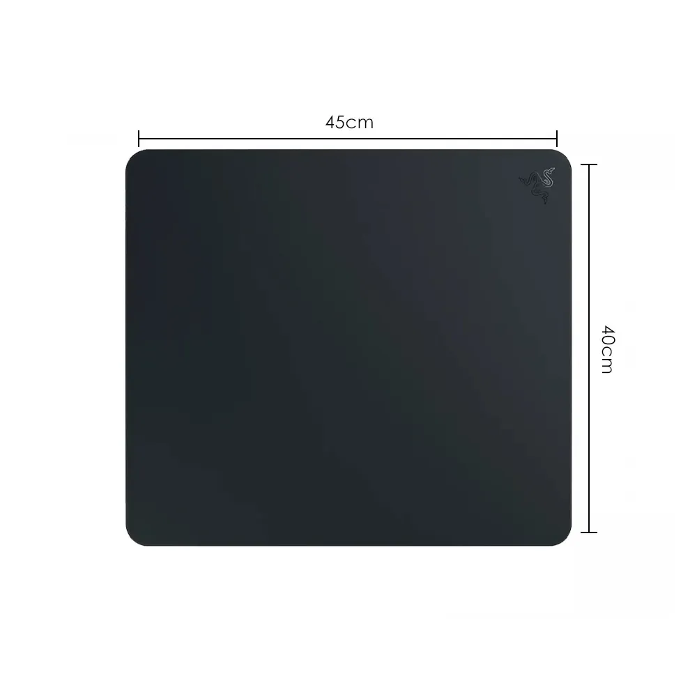 Razer Atlas Tempered Glass Gaming Mouse Mat: Ultra-Smooth Micro-Etched Surface - Dirt and Scratch-Resistant - Anti-Slip Base - Quiet Mouse Movements - Black