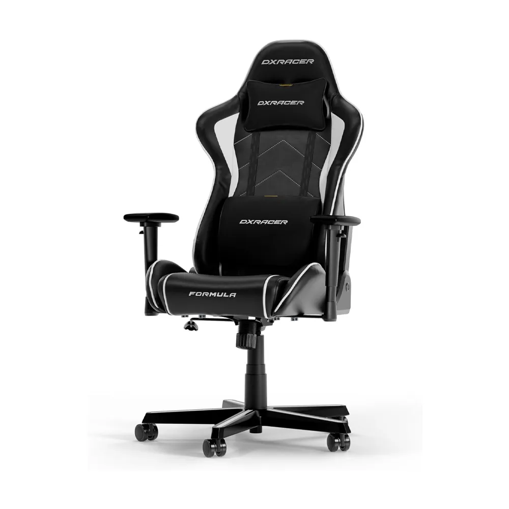 DXRacer FORMULA L PVC Leather - Black & White