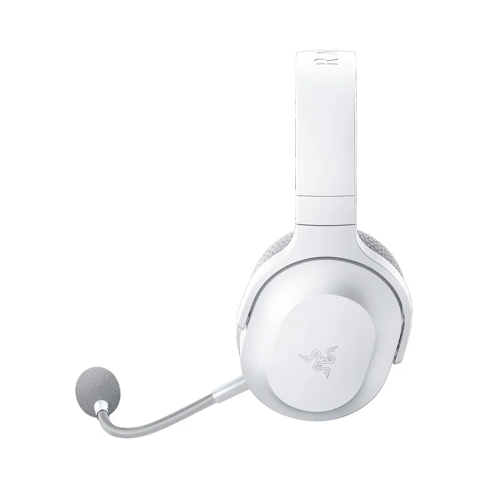 Razer Barracuda X Wireless Multi-Platform Gaming and Mobile Headset 250g Ergonomic Design, 20 Hr Battery, 3.5mm, 2.4Ghz - White