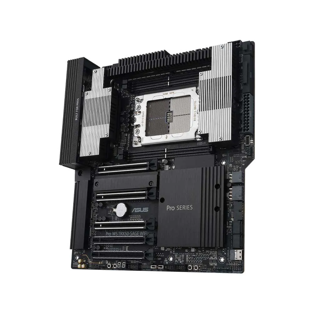 Asus Pro Pro WS TRX50-SAGE WIFI AMD TR5 CEB workstation motherboard, CPU and memory overclocking ready, robust 36 power-stage design 2