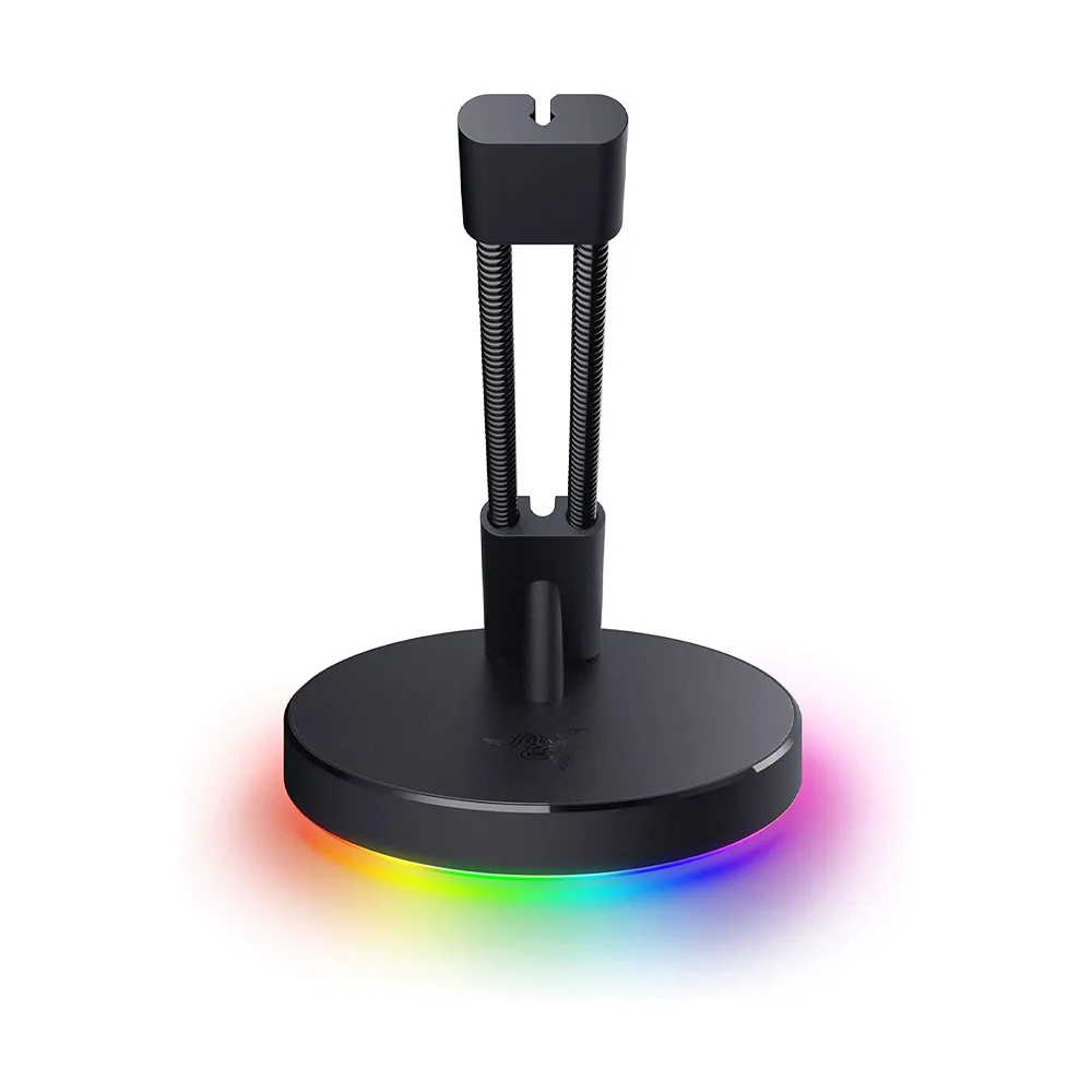 Razer Gaming Mouse Bungee V3 Chroma, Drag-Free Wired Mouse Support, for Esports-Level Performance, Weighted Base, Anti-Slip Feet - Black