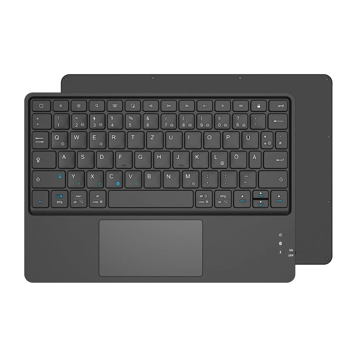 Fintie Wireless Bluetooth Keyboard with Touchpad, German Layout