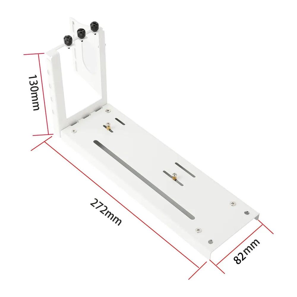 VBESTLIFE Vertical GPU Mount 12.8*8.2Cm 3 Slots - White