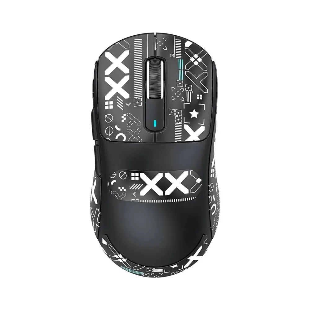 ATTACK SHARK X3 PRO 4K/8K Lightweight Wireless Gaming Mouse, Tri-Mode(Wired/2.4GHz/BT), PAW3395 Optical Sensor, 26K DPI, Long Battery - Black
