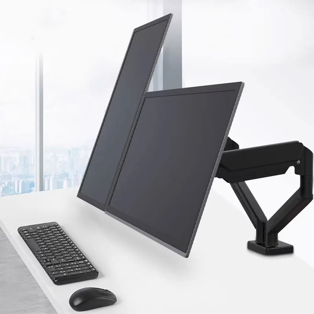 MA06-02B Dual Monitor Arm Supports 17-32 inch - Black