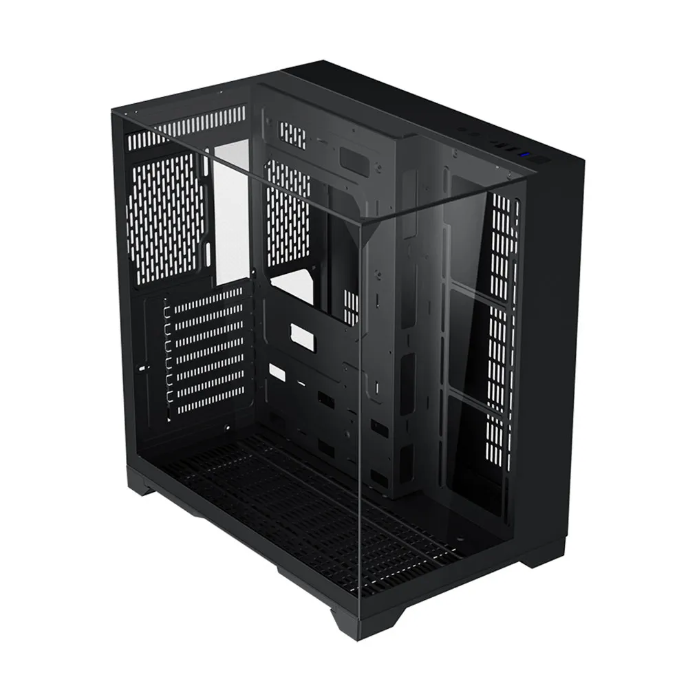 Skyrim S3 paanoramic Sunroof Chassis with No Fan, ATX/M-ATX/ITX, S/360 Radiator, GPU S/400MM Length - Black