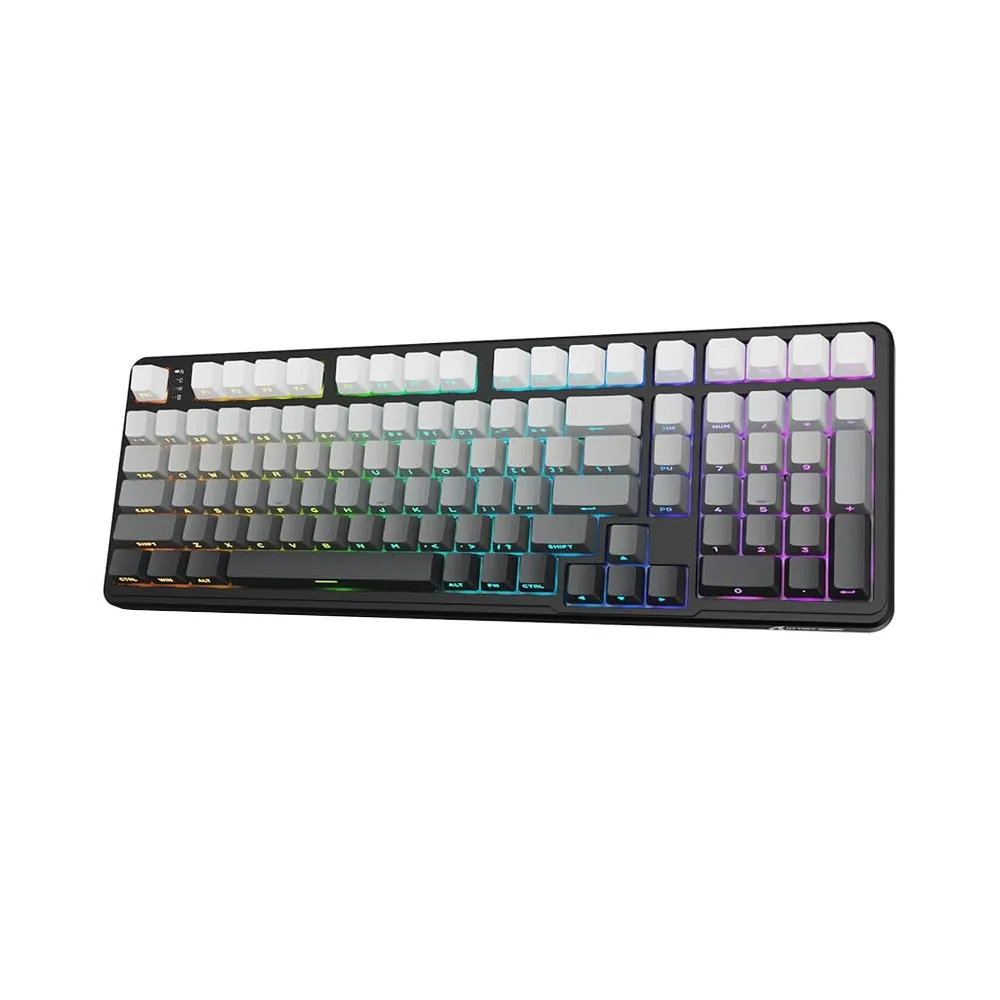 ATTACK SHARK X98 Moonlit Night Strawberry Switch, Wired,2.4Ghz,BT 98% Keyboard - Moonlit Night