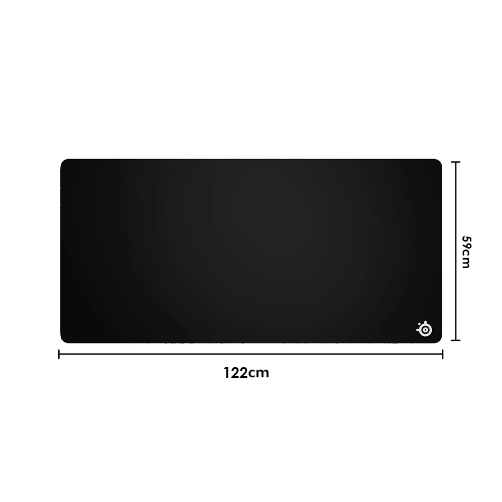 SteelSeries QcK 3XL Cloth 122x59cm* 3mm Non-slip Rubber Base Gaming Mouse Pad - Black