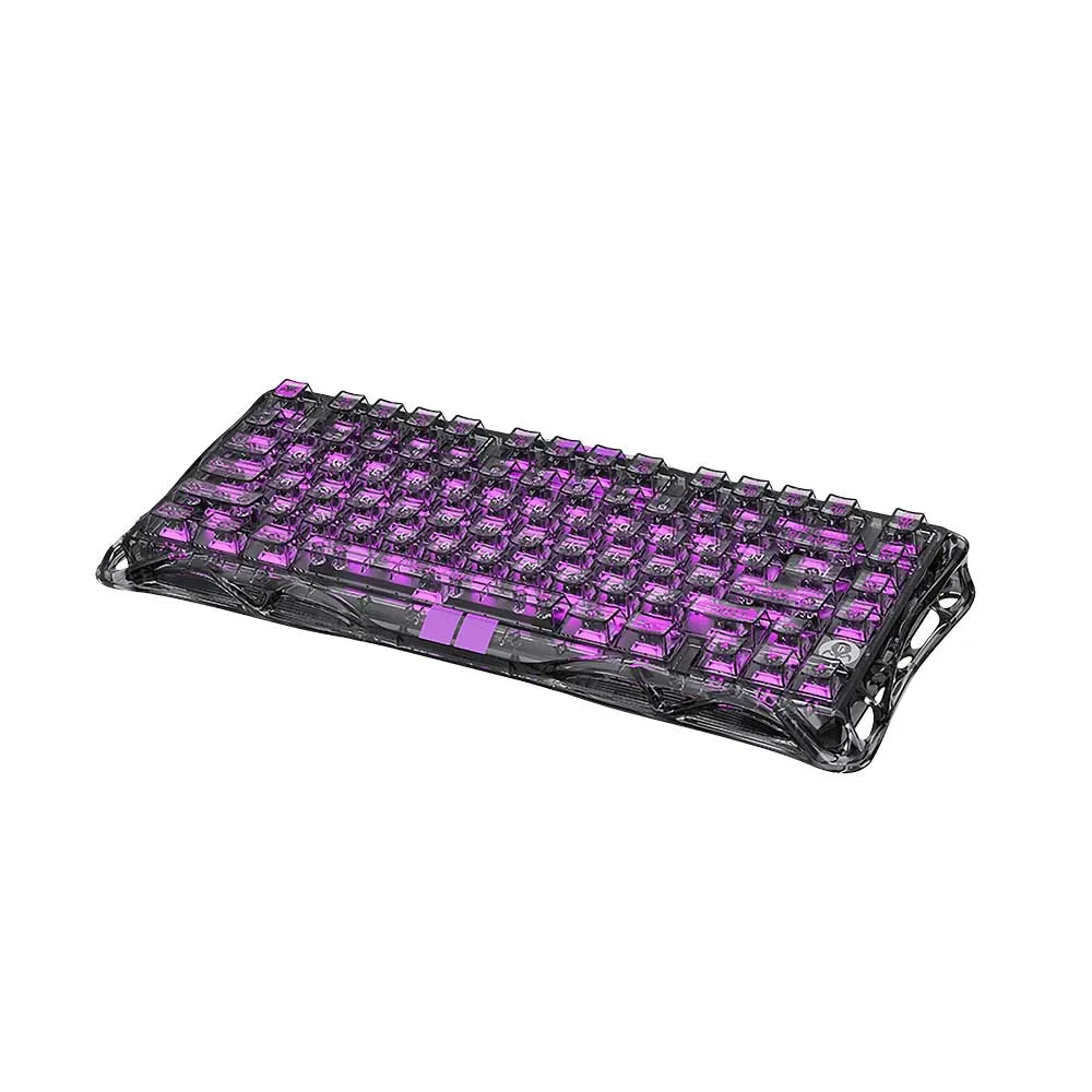 GravaStar Mercury V75 Lite Hall Effect Magnetic Gaming Keyboard 8KHz Rapid Trigger Wired 75%, Hot-Swappable Switches, Transparent RGB for PC/Mac