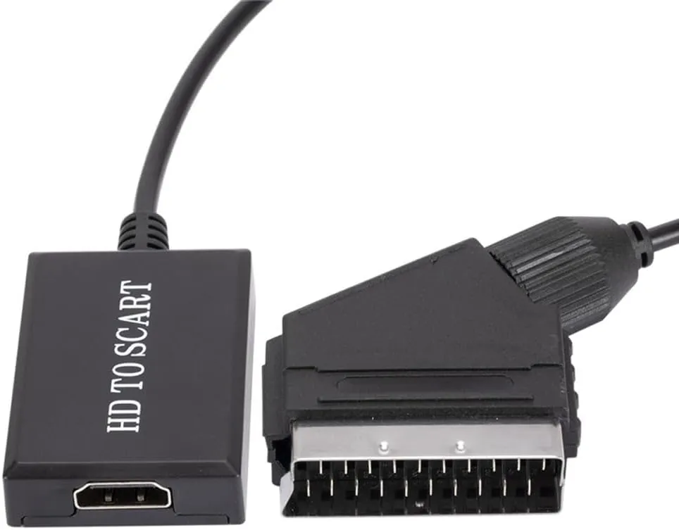 HDMI to Scart Converter 1080P HD Video Adapter HDMI to Scart Converter