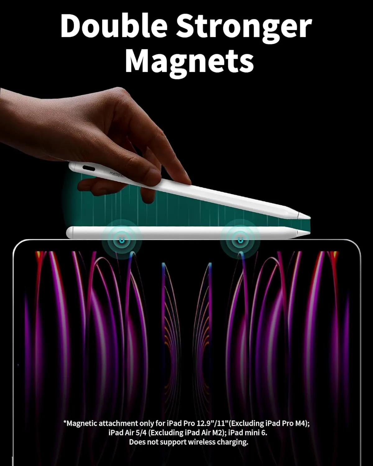 Metapen Pencil A8, 2X Faster Charge, Tilt Sensitive, Palm Rejection
