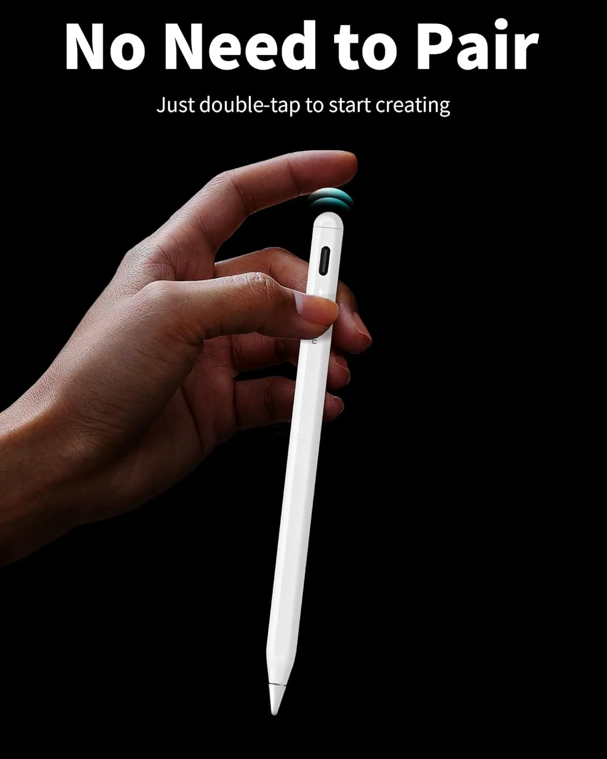 Metapen Pencil A8, 2X Faster Charge, Tilt Sensitive, Palm Rejection