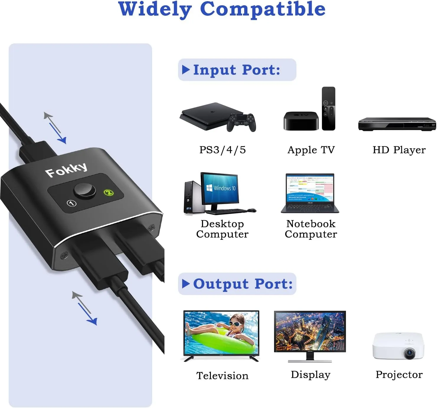 Fokky Bi-Direction Switch