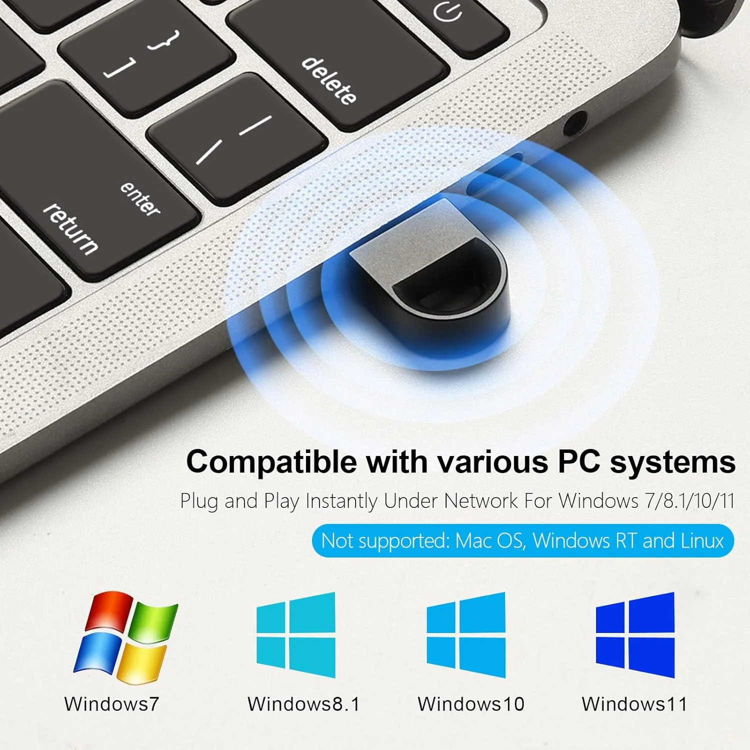 Mini Size USB Bluetooth 5.1 Dongle + EDR