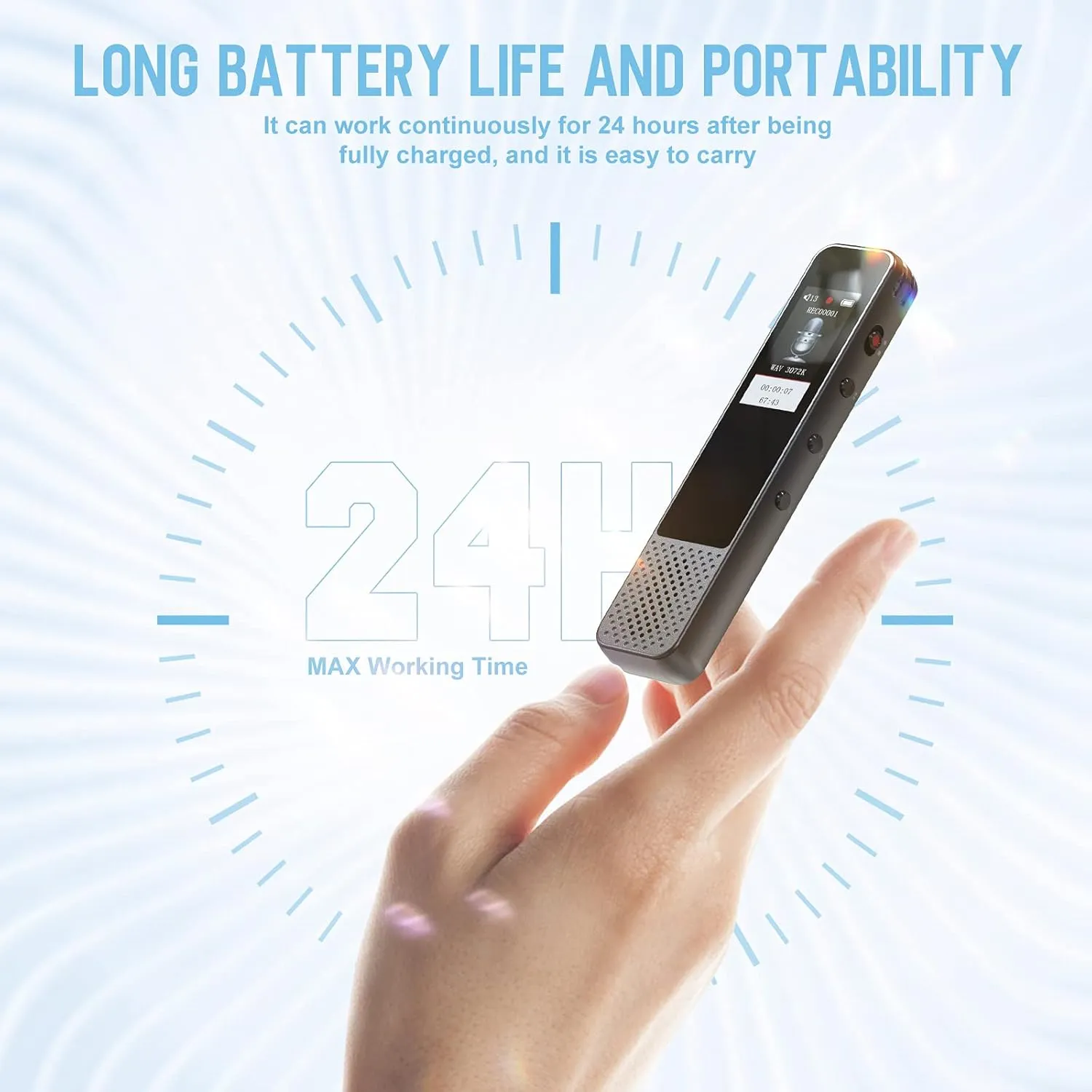 COCONISE 64GB Digital Voice Recorder