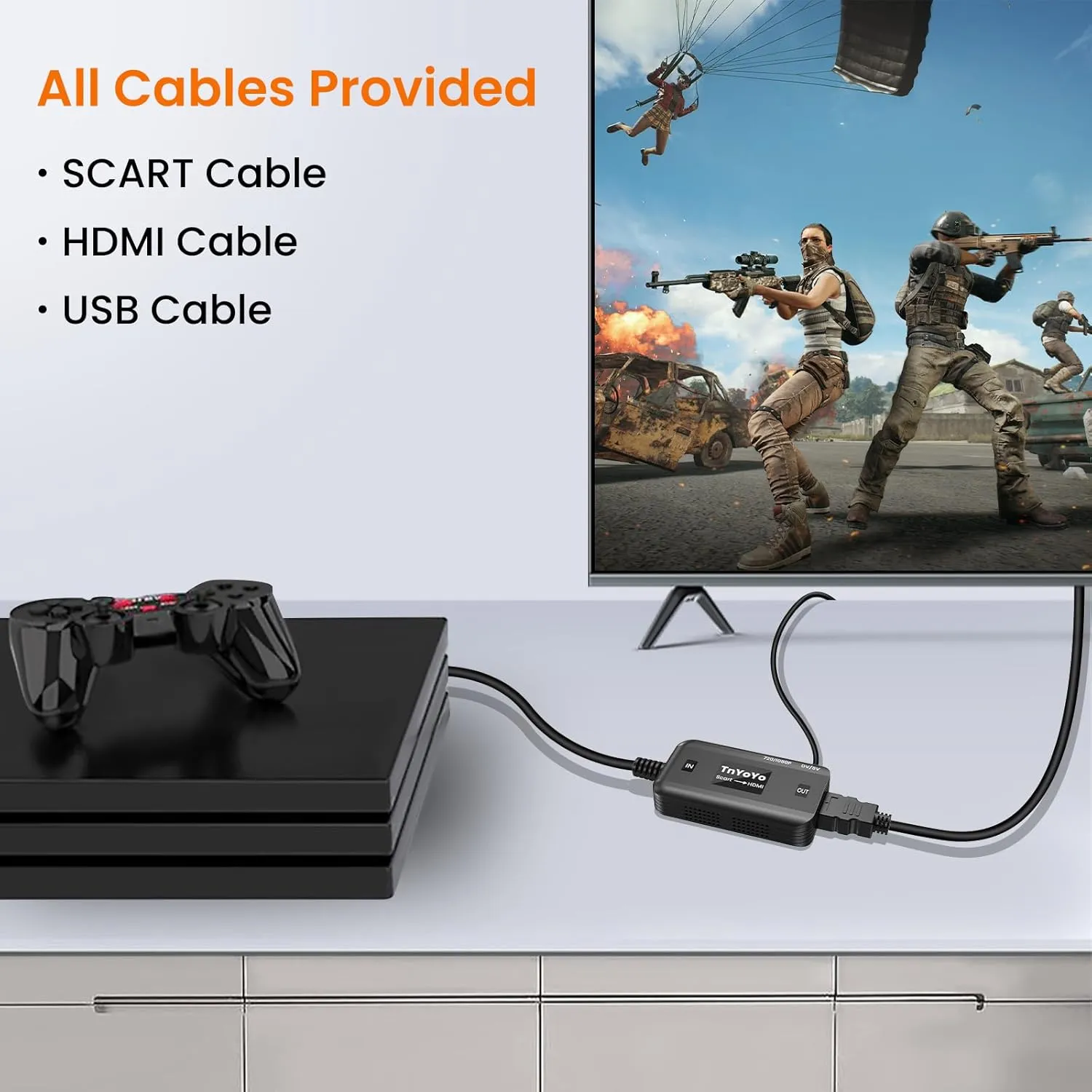TnYoYo Scart to HDMI Converter