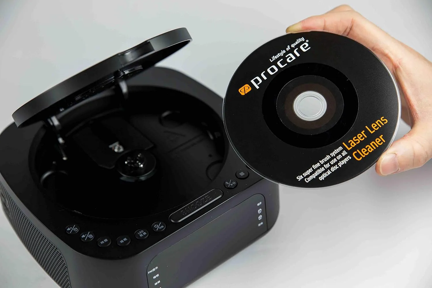 PROCARE Laser Lens Cleaner, Ideal For CD Player, DVD Player, Optical Disc Drive, Safe And Effective 6 Brush Dry System