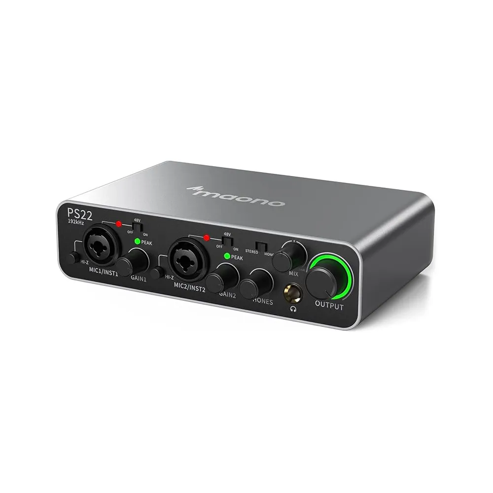 Maono PS22 ProStudio 2X2 USB Audio Interface
