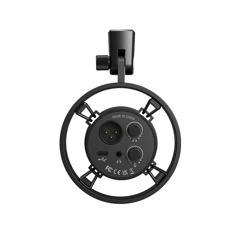 FIFINE Amplitank K688 Dynamic Microphone, XLR/USB Podcast Recording PC Microphone - Black