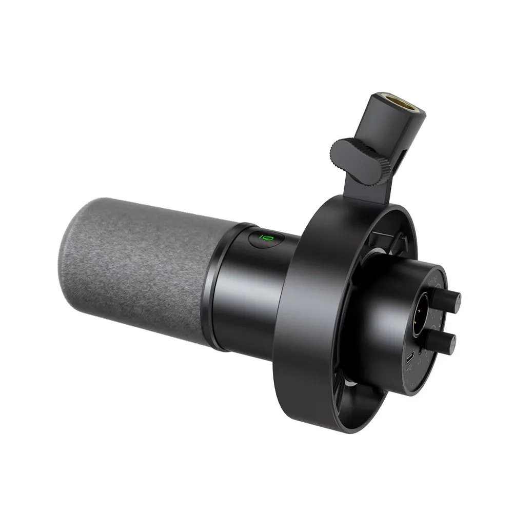 FIFINE Amplitank K688 Dynamic Microphone, XLR/USB Podcast Recording PC Microphone - Black