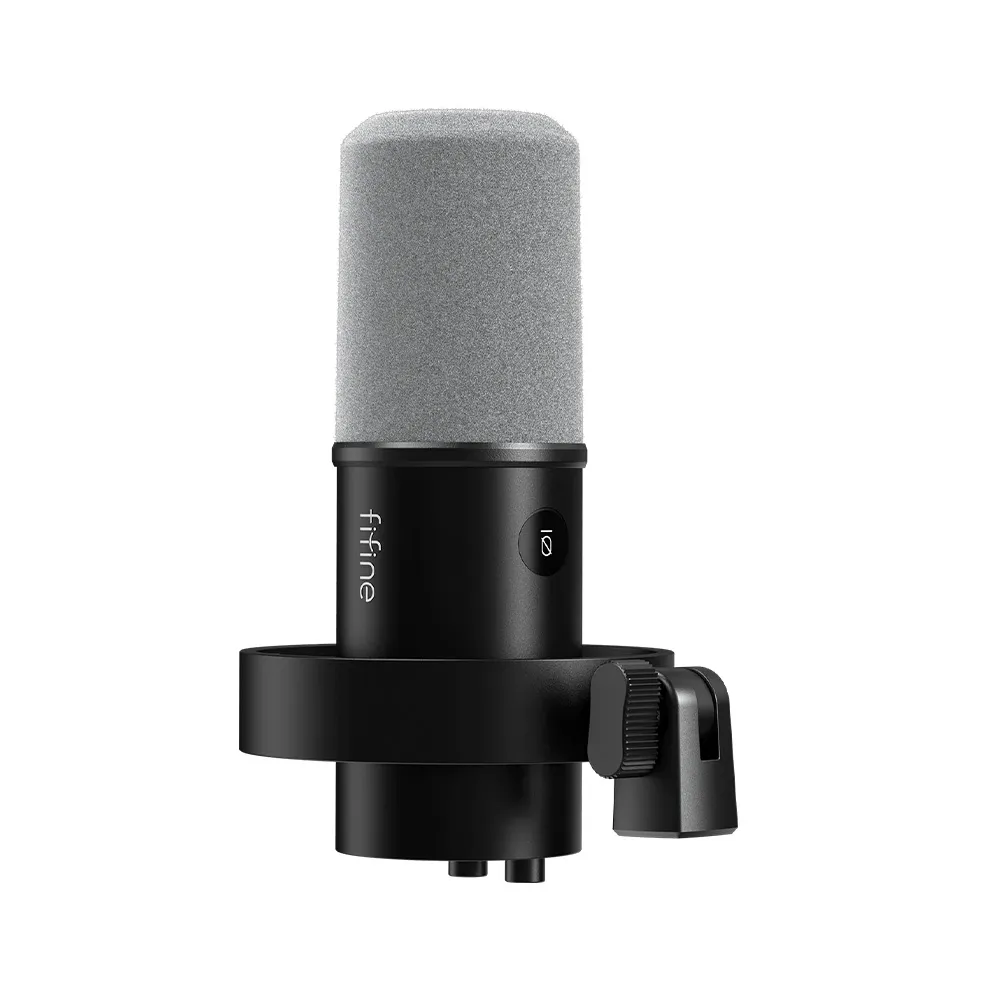 FIFINE Amplitank K688 Dynamic Microphone, XLR/USB Podcast Recording PC Microphone - Black