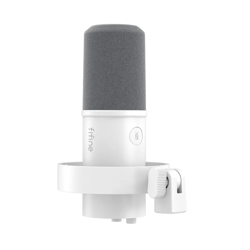 FIFINE Dynamic Microphone & Arm Stand Bundle - XLR/USB Podcast Mic For Streaming