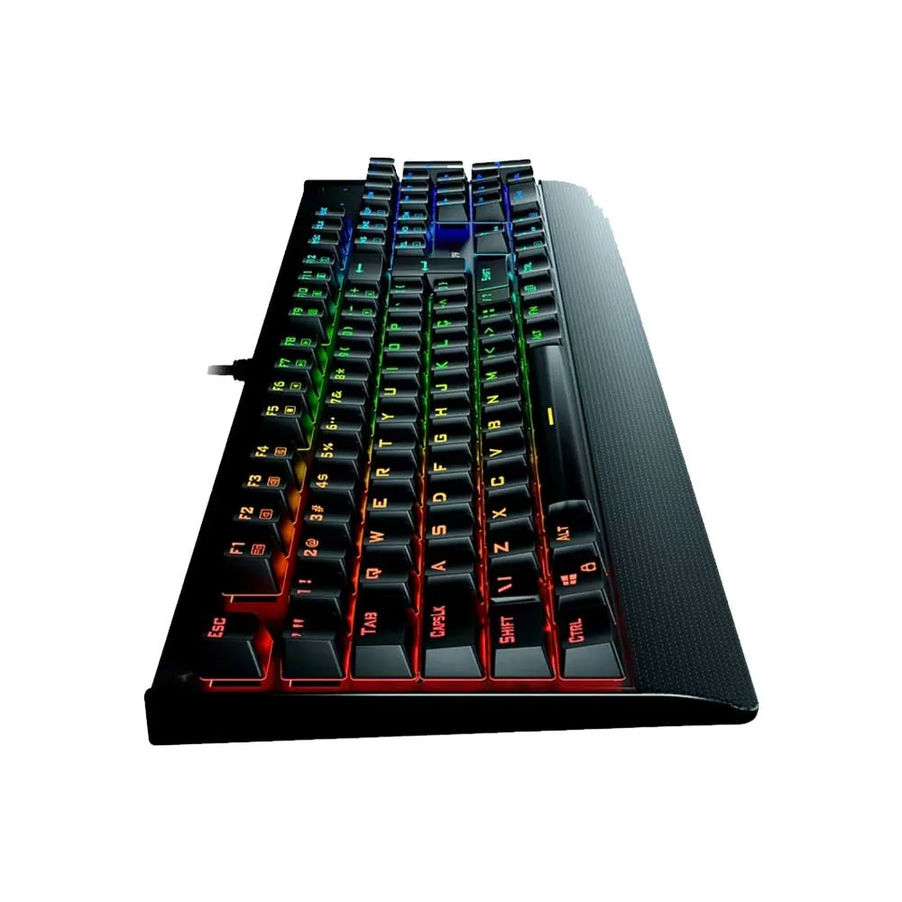 Redragon Kala K557RGB V2, RGB 6 backlight, Wired, Mechanical Gaming, Anti-ghosting 104 keys, Ergonomic design - Black