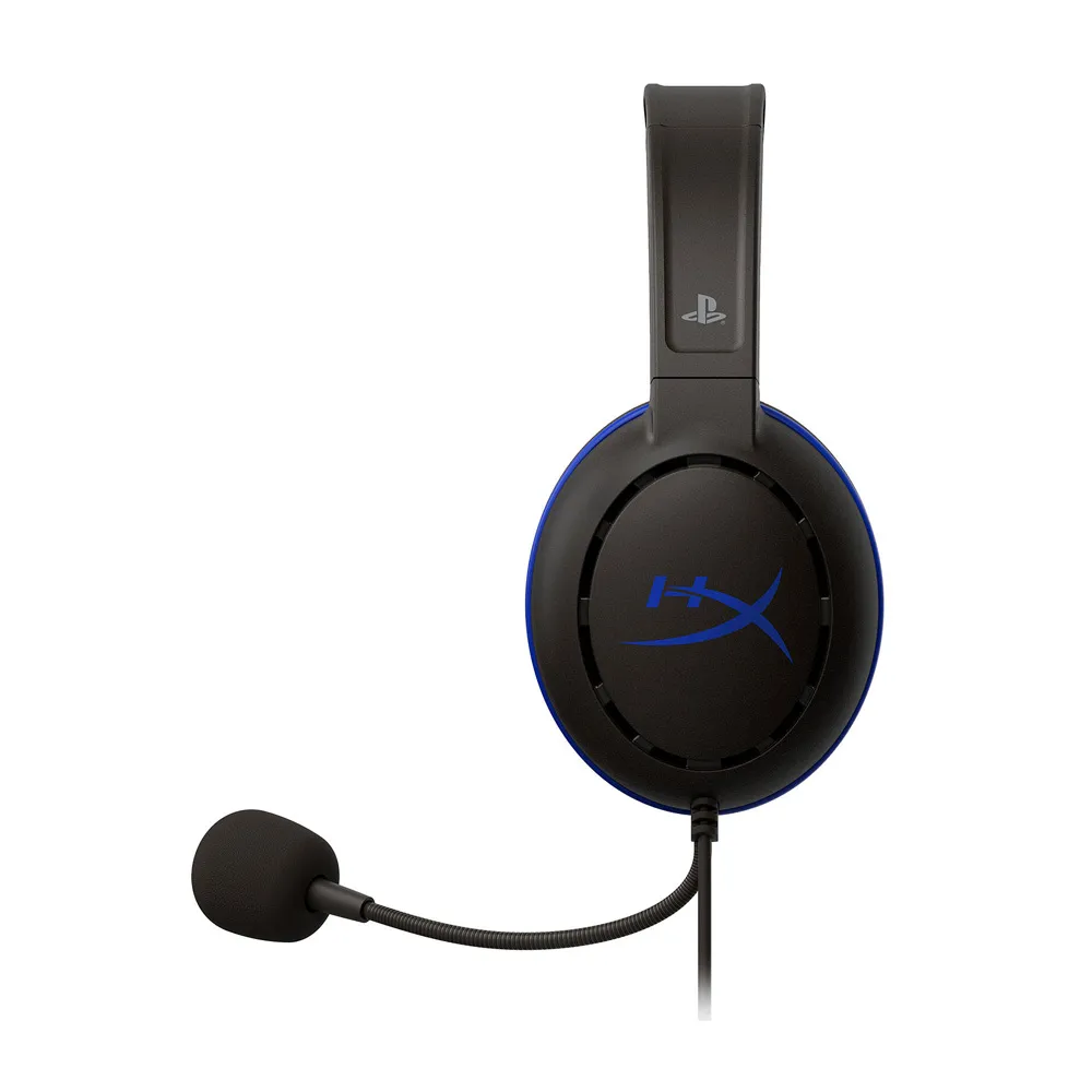 HyperX Cloud Chat Headset for PS4, 40mm Driver, Noise-Cancellation, In-Line Audio CONTROLS, 3.5mm, Lightweight - Black