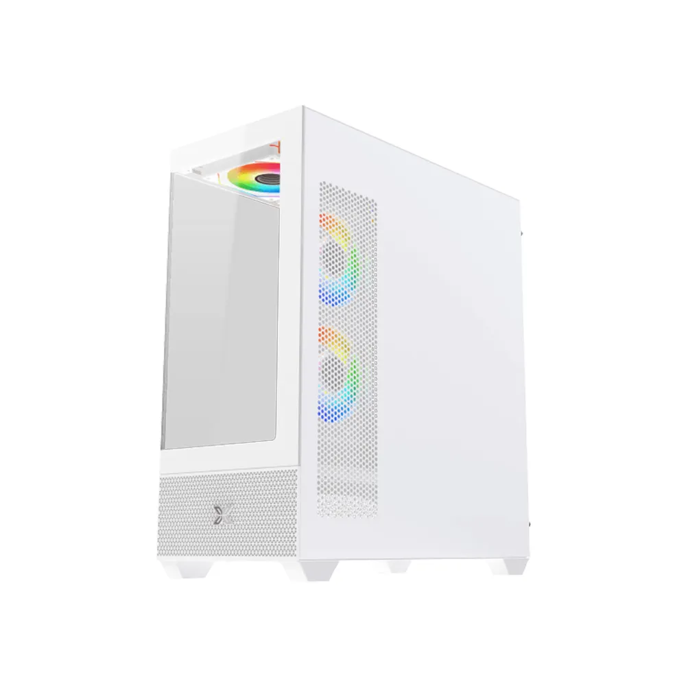 Xigmatek Alphard Arctic E-ATX Mid-Tower Case - White