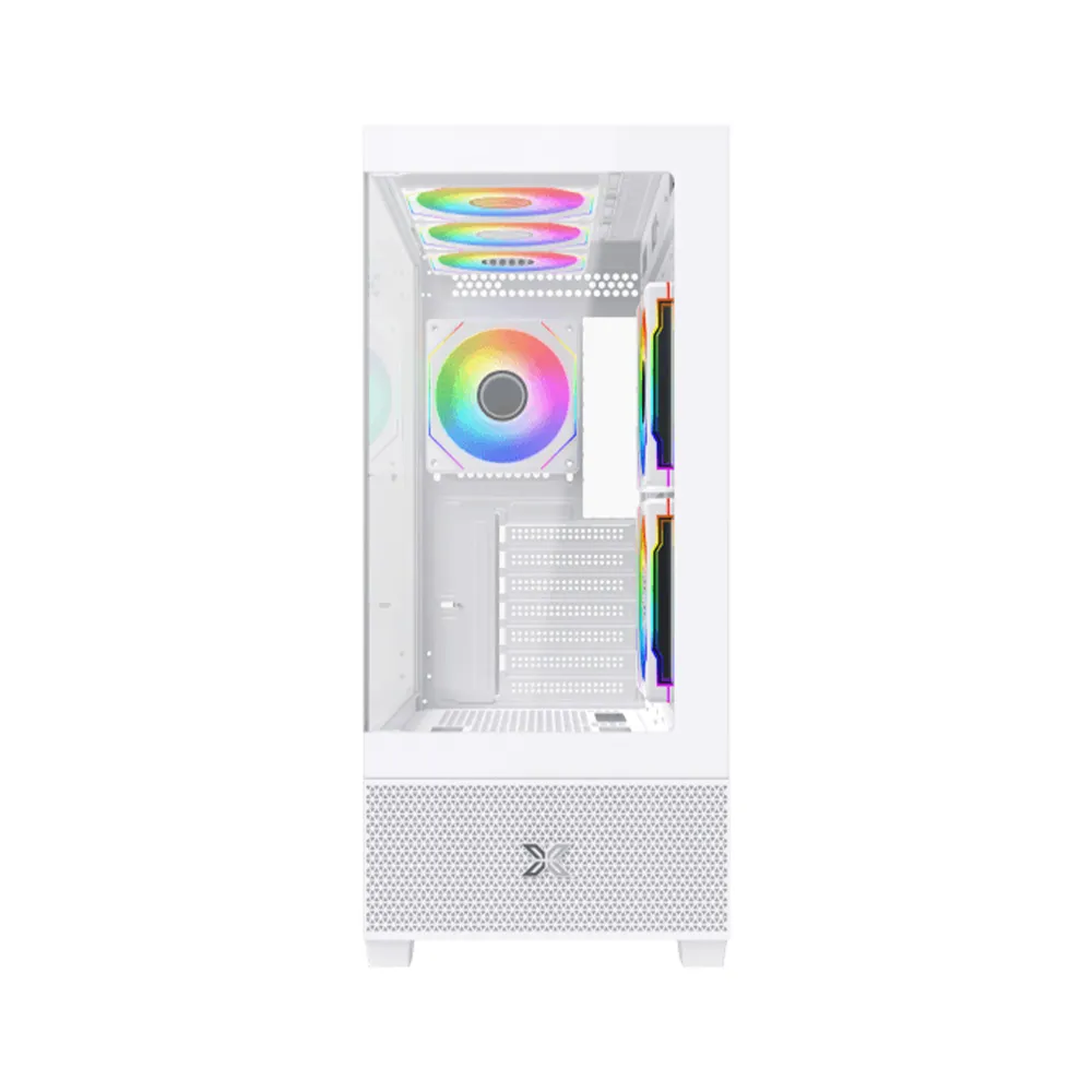 Xigmatek Alphard Arctic E-ATX Mid-Tower Case - White
