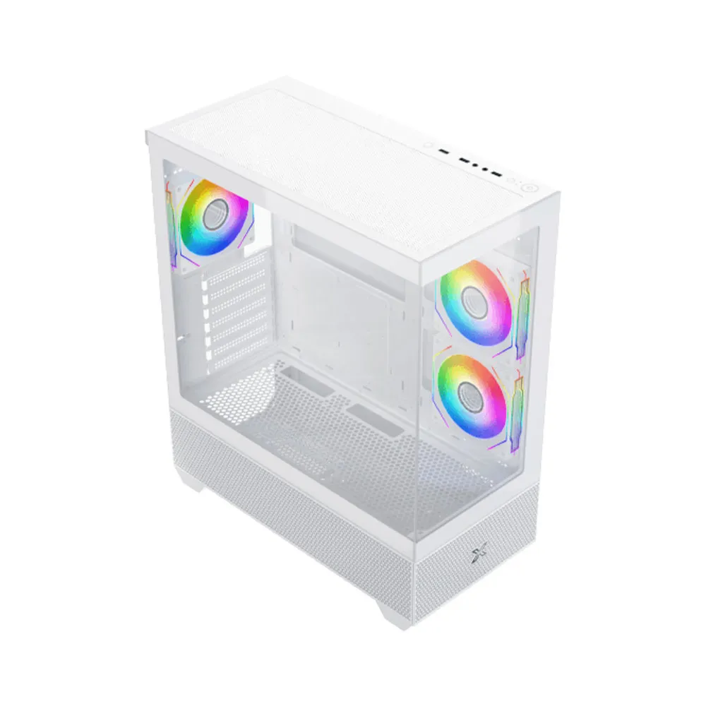 Xigmatek Alphard Arctic E-ATX Mid-Tower Case - White 2