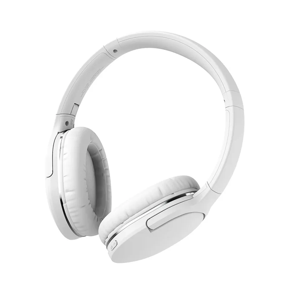 Baseus Encok encok d02 pro Bluetooth Headphone Over Ear, D02 Pro Wireless Headphone - White