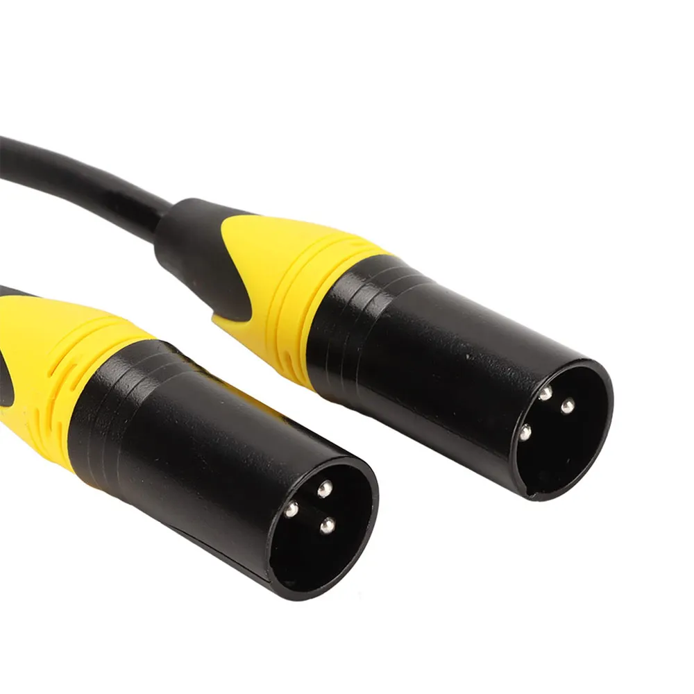 XLR Female to Dual XLR Male Cable 1m, 3.3ft Clear Sound Silent XLR Splitter Cable for Mixer