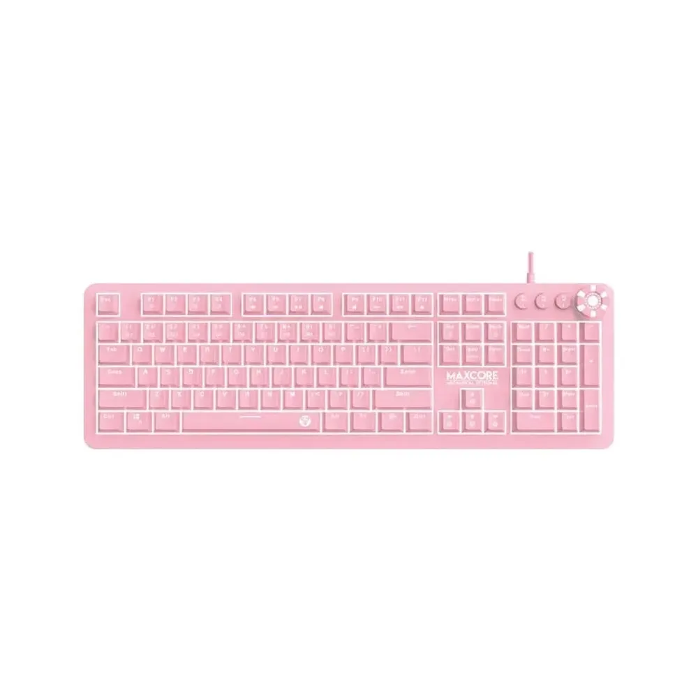 Fantech max core mk852 sakura edition rgb gaming mechanical keyboard
