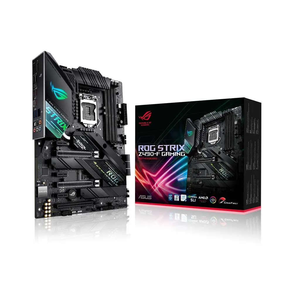 Asus ROG Strix Z490-F Gaming LGA 1200 ATX DDR4-SDRAM 4600MHz (OC ...
