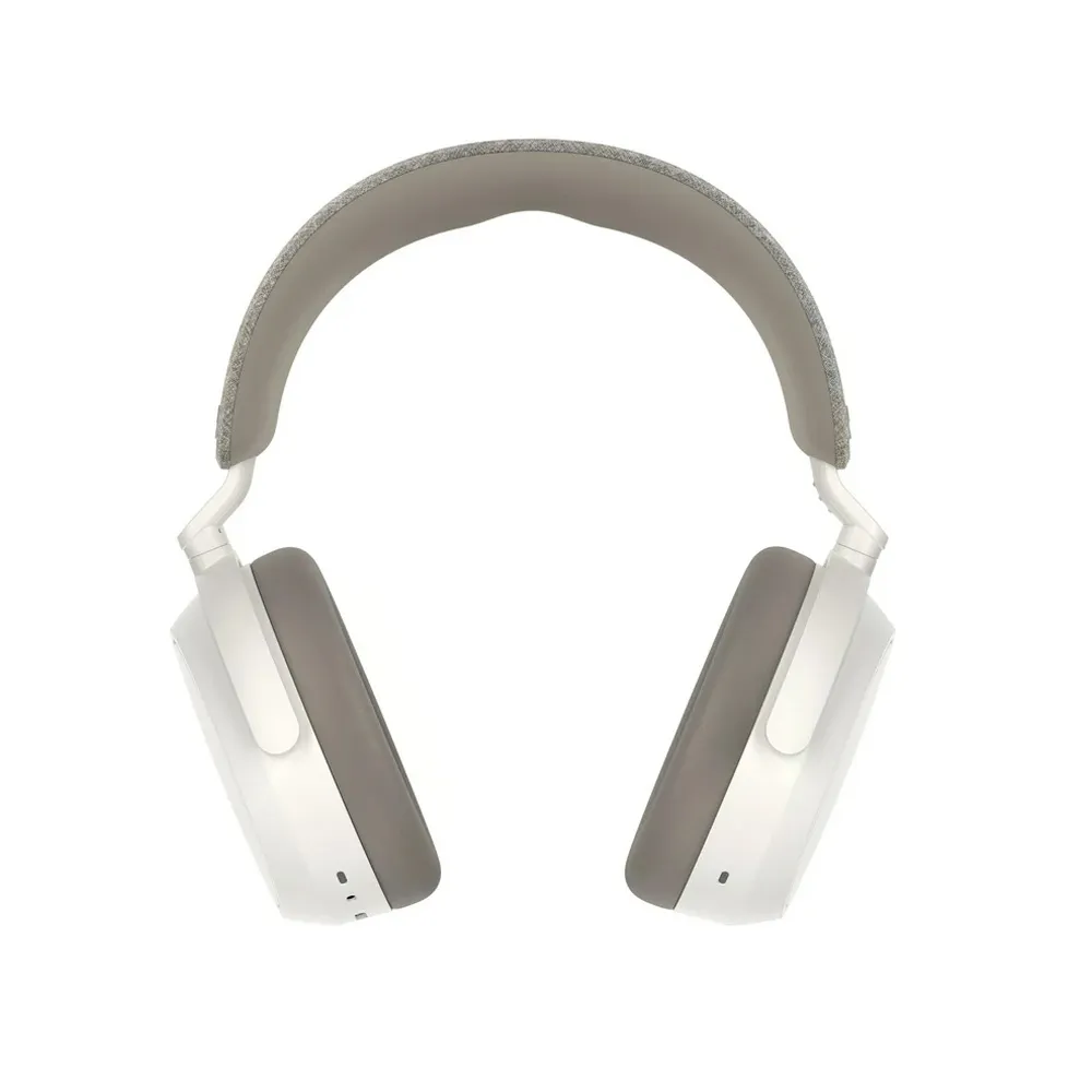 Sennheiser Momentum 4 Wireless Bluetooth Noise Cancelling Headphones, Over-Ear Headphones, 60h Battery Life, Folding Design - White